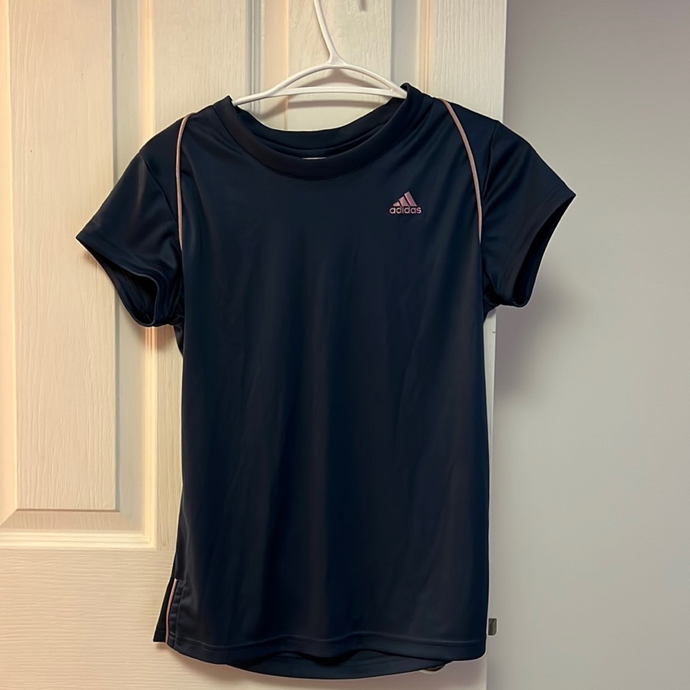 Adidas Navy Blue Athletic Tee
